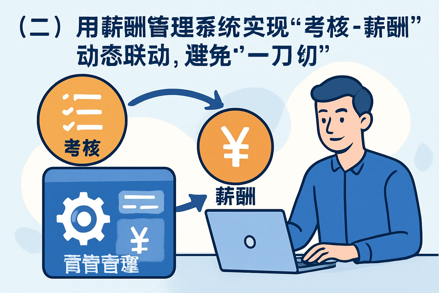 （二）用薪酬管理系统实现“考核-薪酬”动态联动，避免“一刀切”