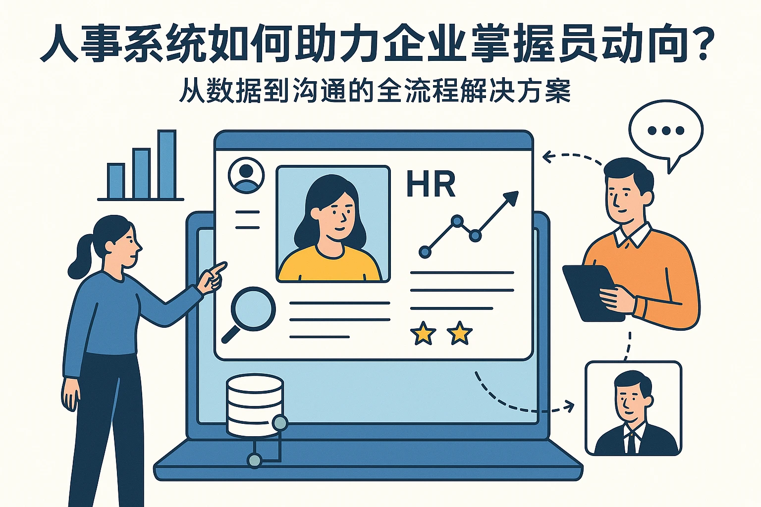 人事系统如何助力企业掌握员工动向？从数据到沟通的全流程解决方案