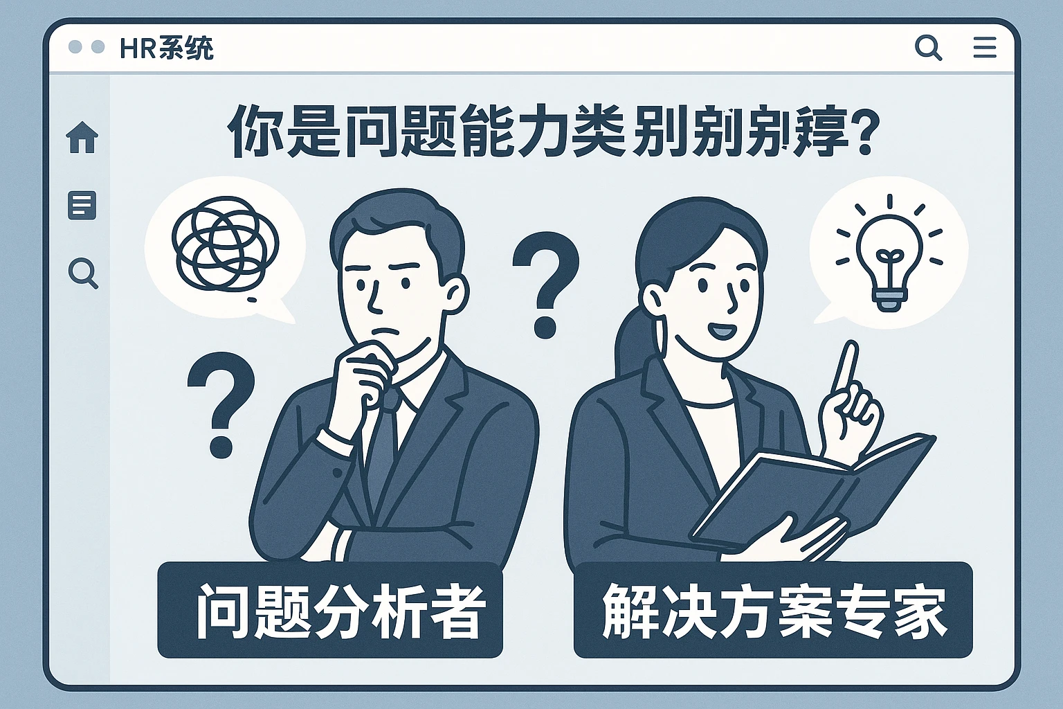 从HR系统应用看职场能力类型：你是“问题分析者”还是“解决方案专家”？