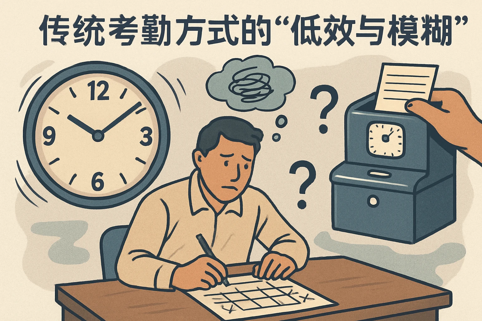 2. 传统考勤方式的“低效与模糊”