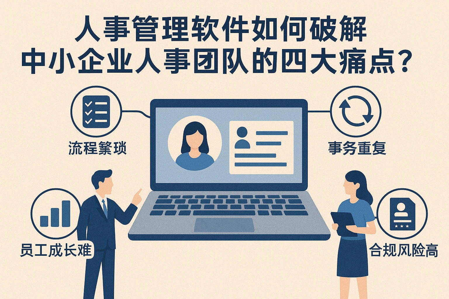 人事管理软件如何破解中小企业人事团队的四大痛点？