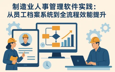 制造业人事管理软件实践：从员工档案系统到全流程效能提升