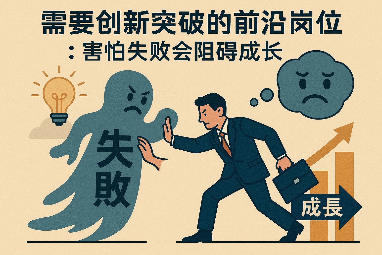 2. 需要创新突破的前沿岗位:害怕失败会阻碍成长