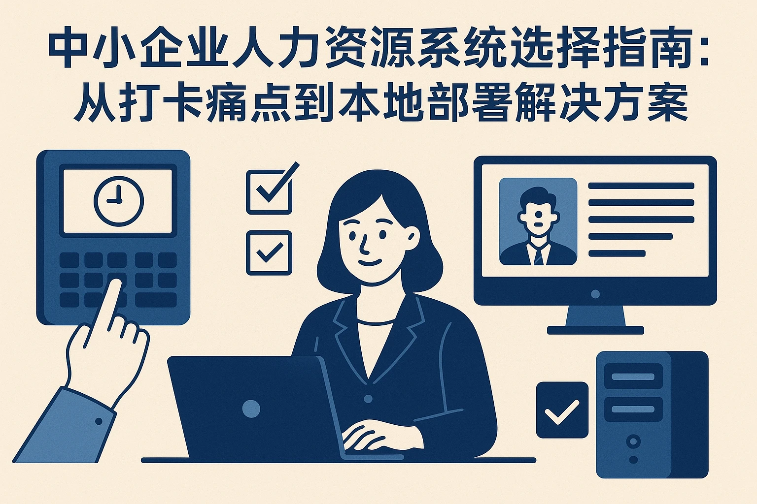 中小企业人力资源系统选择指南：从打卡痛点到本地部署解决方案