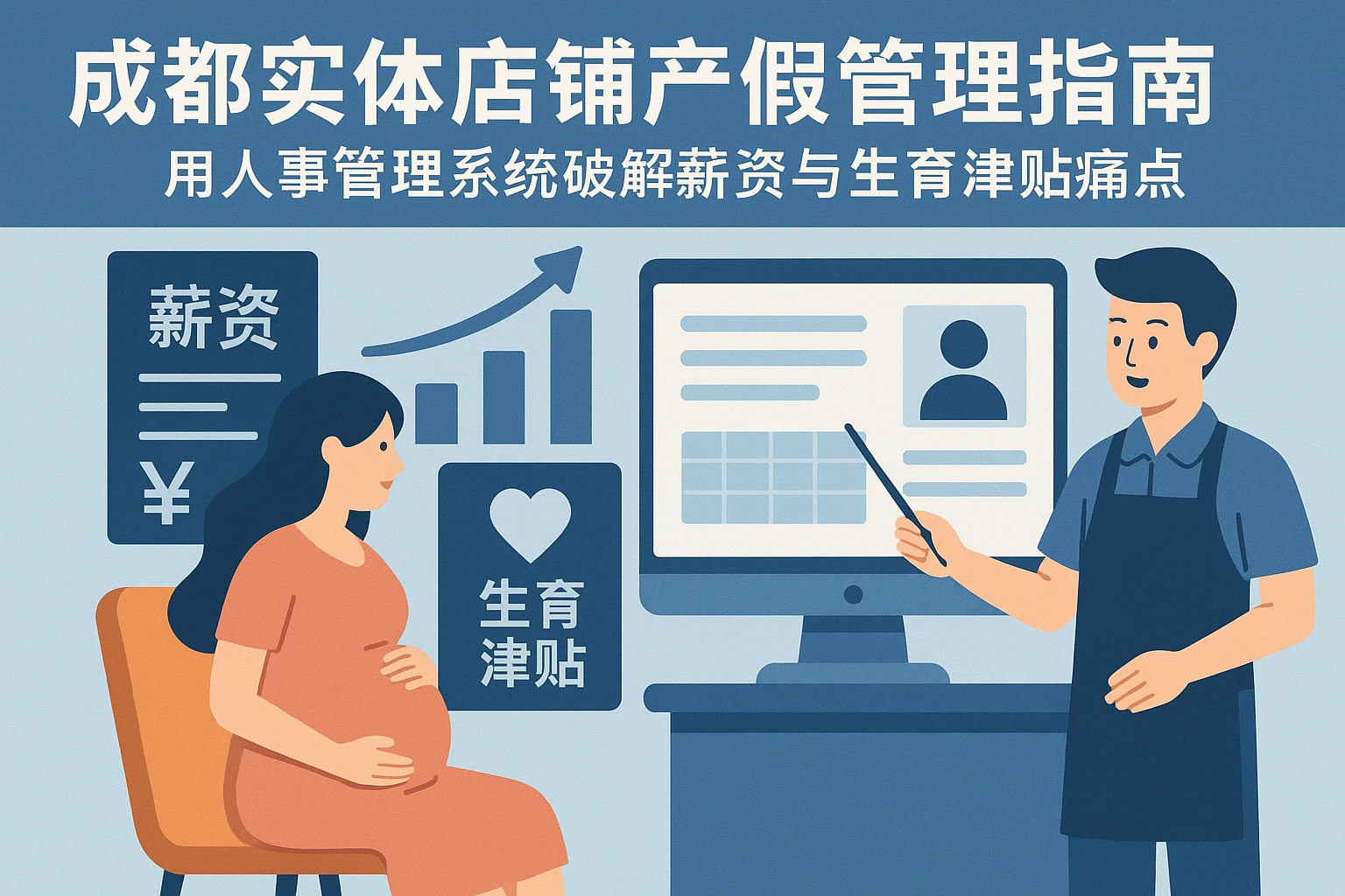 成都实体店铺产假管理指南：用人事管理系统破解薪资与生育津贴痛点