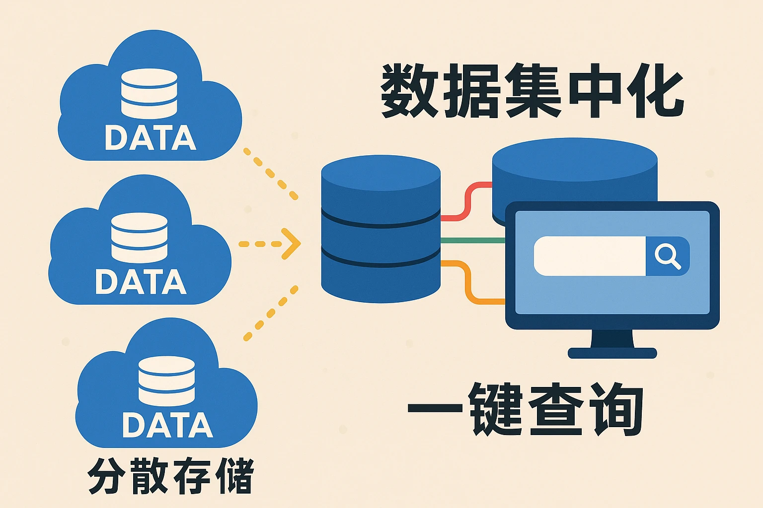 2. 数据集中化：从“分散存储”到“一键查询”