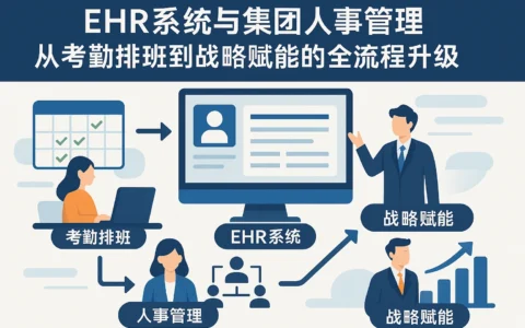 EHR系统与集团人事管理:从考勤排班到战略赋能的全流程升级
