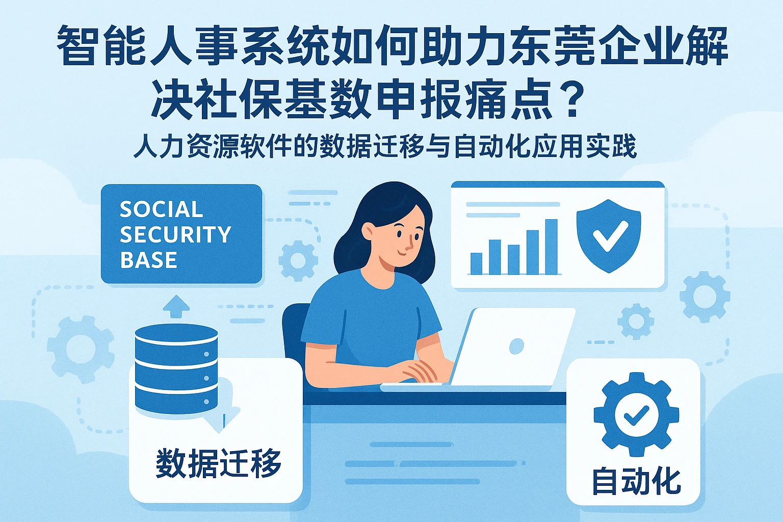 智能人事系统如何助力东莞企业解决社保基数申报痛点？——人力资源软件的数据迁移与自动化应用实践