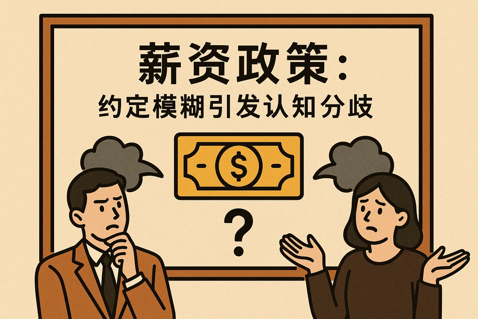 2. 薪资政策：约定模糊引发认知分歧
