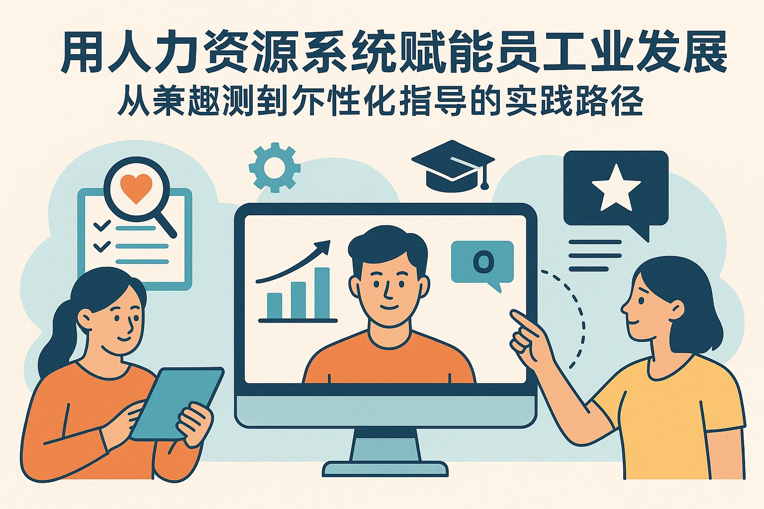 用人力资源系统赋能员工职业发展：从兴趣测试到个性化指导的实践路径