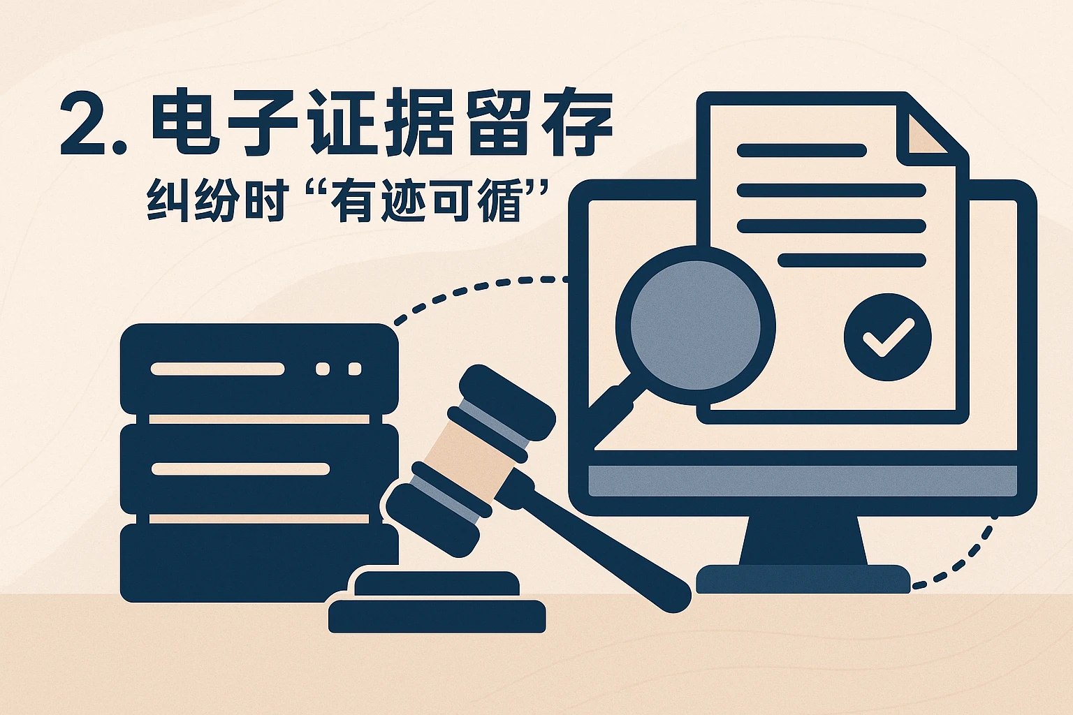 2. 电子证据留存，纠纷时“有迹可循”