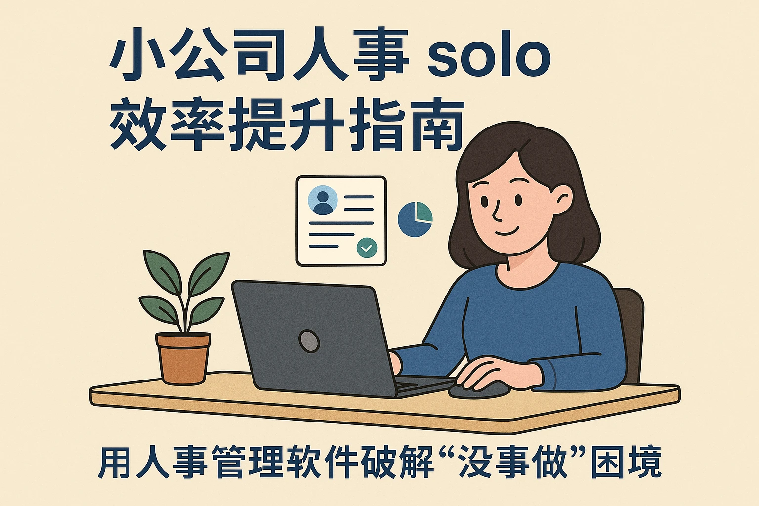 小公司人事 solo 效率提升指南：用人事管理软件破解“没事做”困境