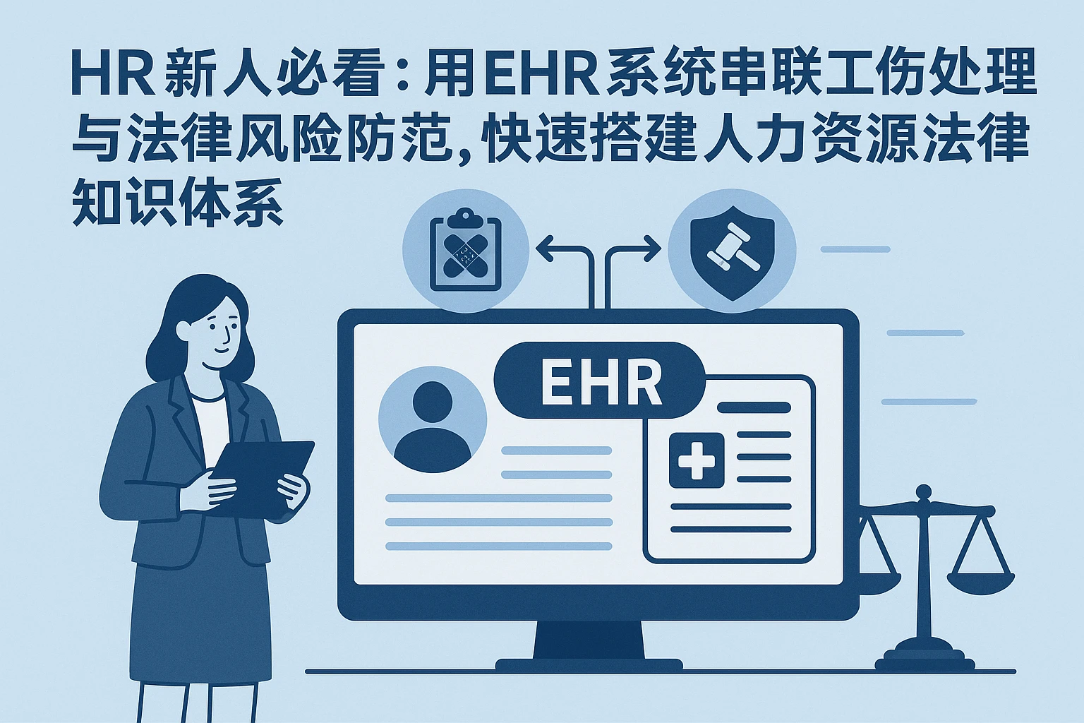 HR新人必看：用EHR系统串联工伤处理与法律风险防范，快速搭建人力资源法律知识体系
