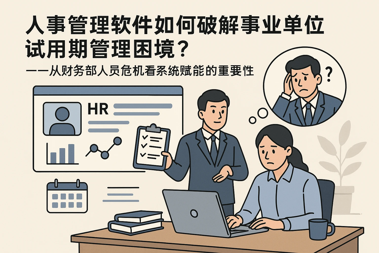 人事管理软件如何破解事业单位试用期管理困境？——从财务部人员危机看系统赋能的重要性