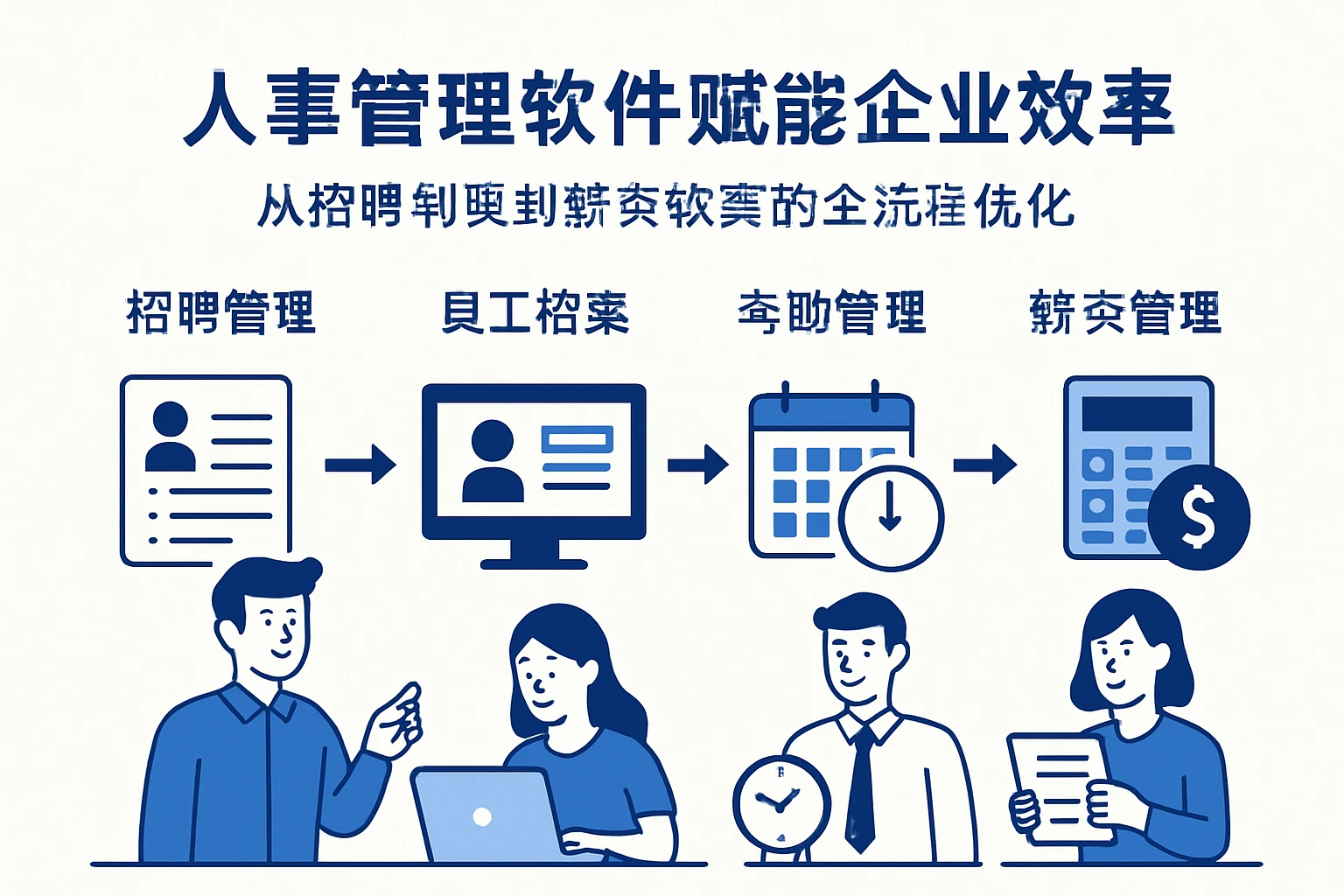 人事管理软件赋能企业效率：从招聘制度到薪资核算的全流程优化
