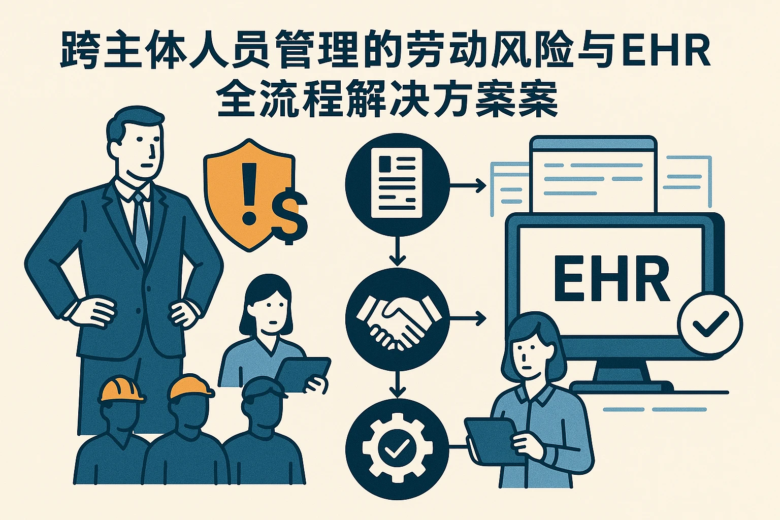 跨主体人员管理的劳动风险与EHR系统的全流程解决方案