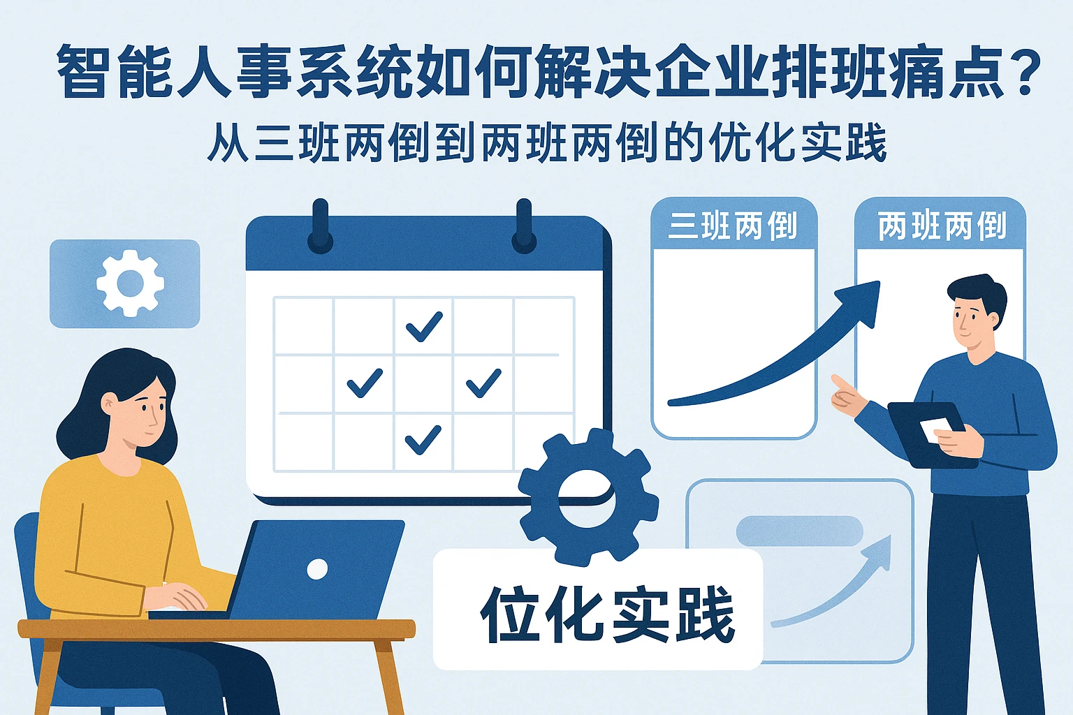 智能人事系统如何解决企业排班痛点？从三班两倒到两班两倒的优化实践
