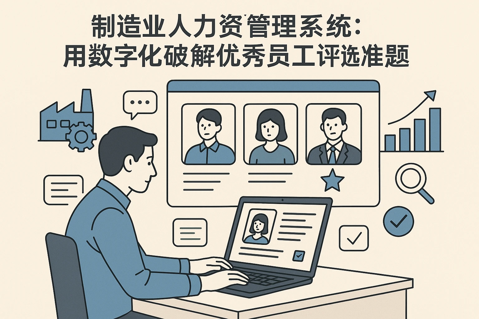 制造业人力资源管理系统：用数字化破解优秀员工评选难题