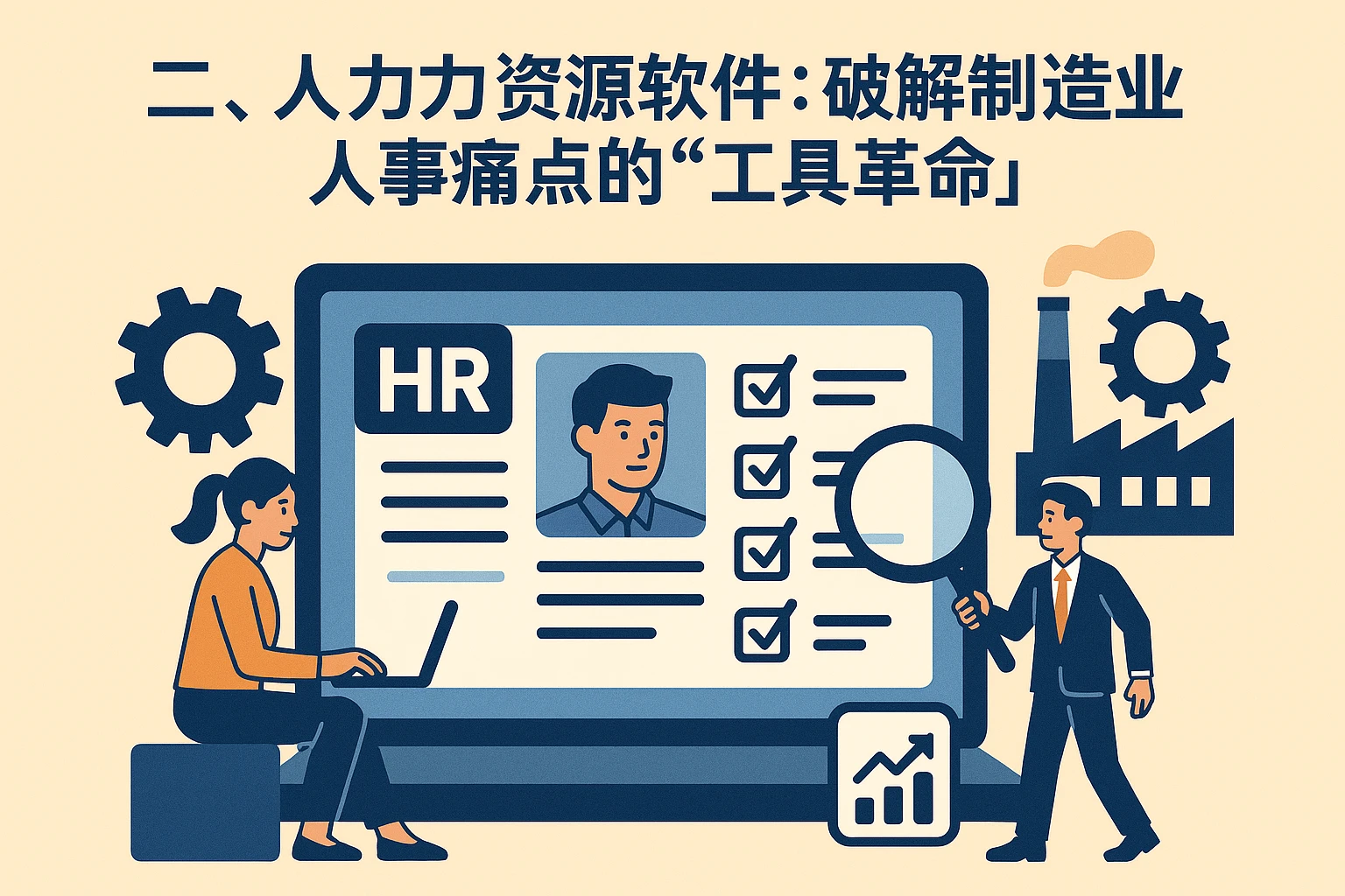 二、人力资源软件：破解制造业人事痛点的“工具革命”