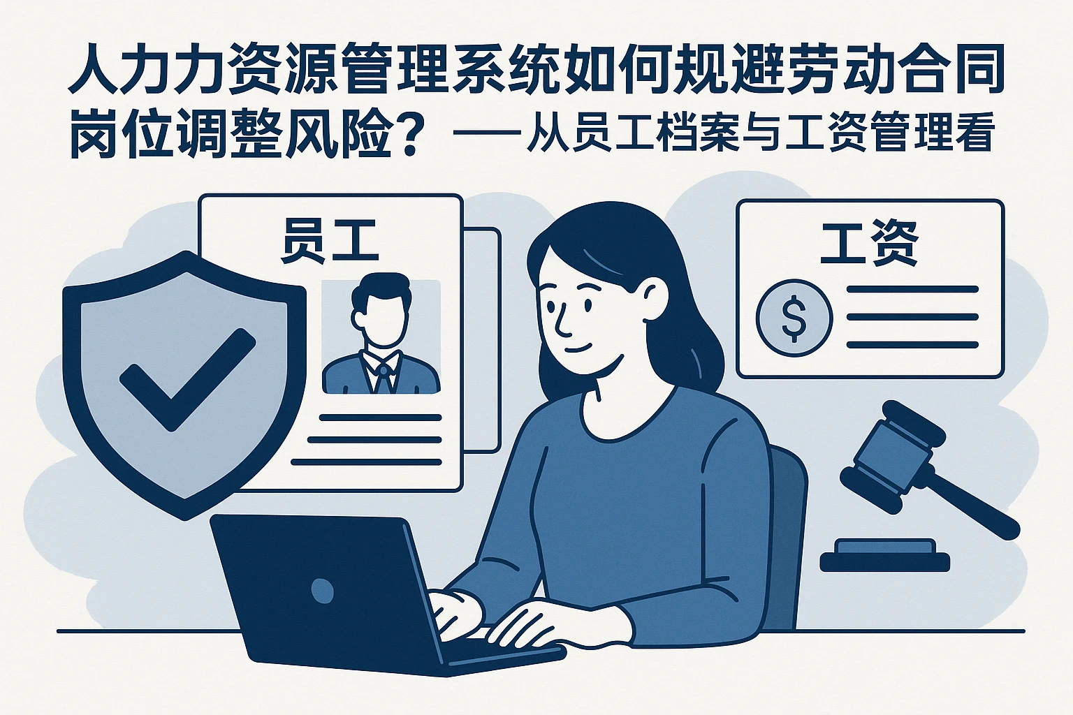 人力资源管理系统如何规避劳动合同岗位调整风险？——从员工档案与工资管理看合规