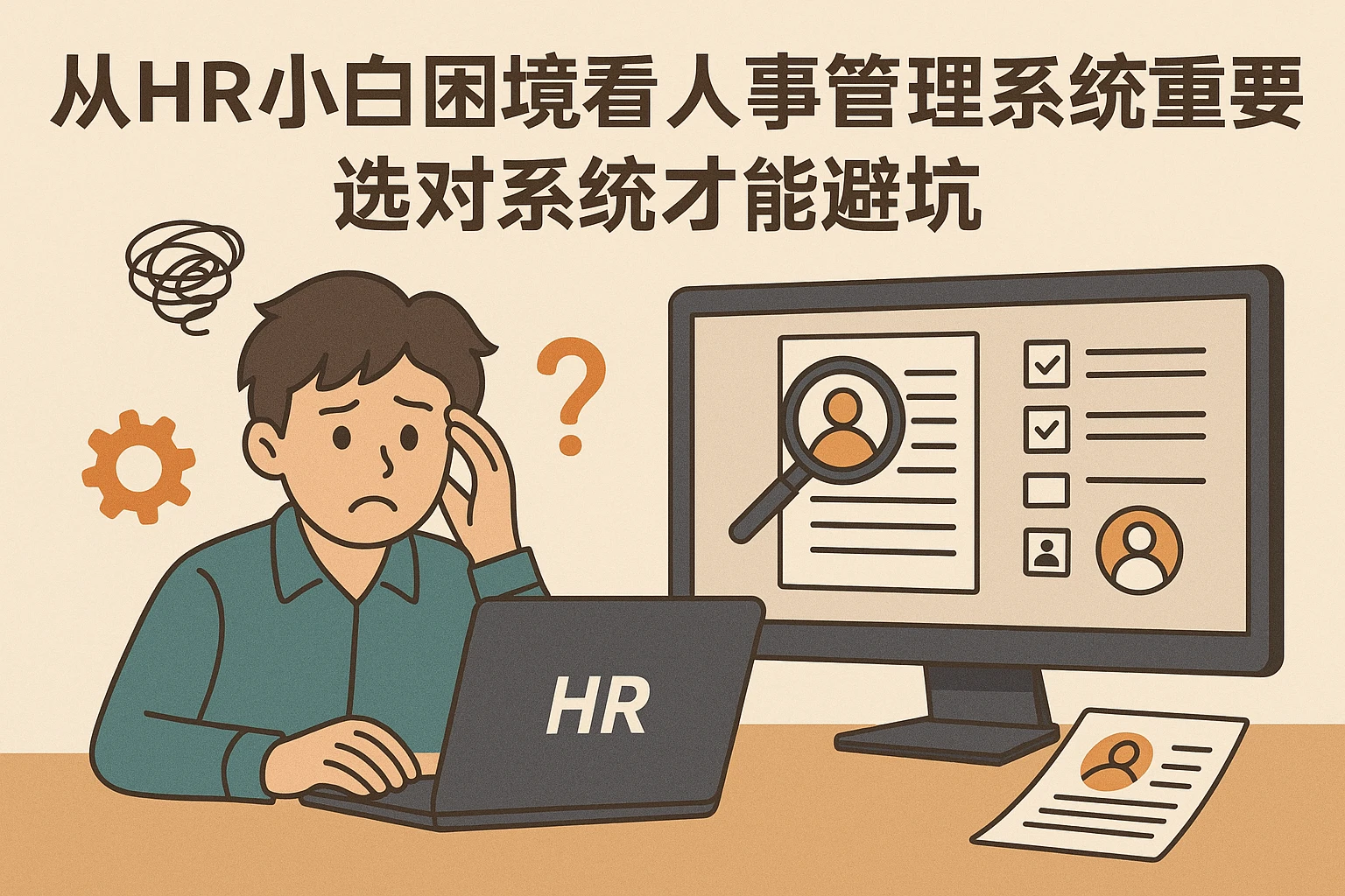从HR小白困境看人事管理系统的重要性：选对系统才能避坑