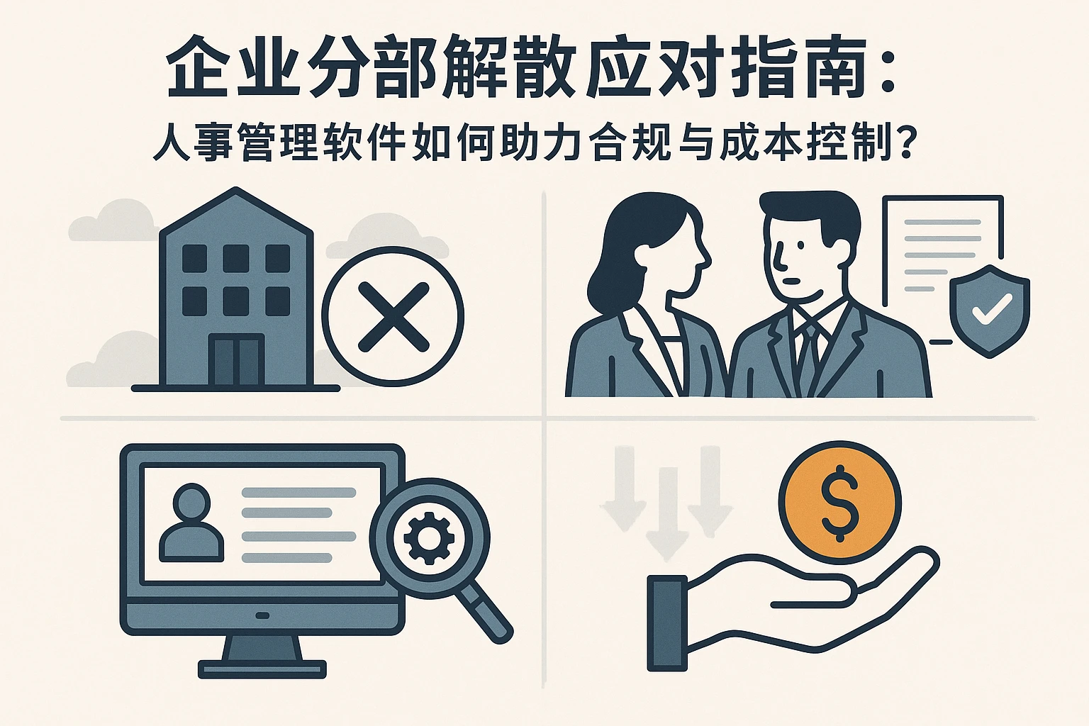 企业分部解散应对指南：人事管理软件如何助力合规与成本控制？