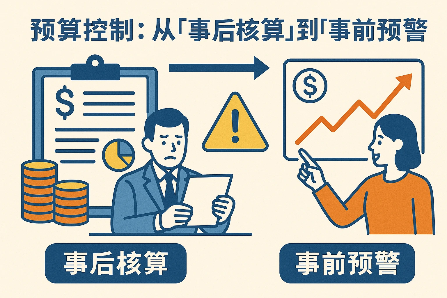 2. 预算控制：从“事后核算”到“事前预警”