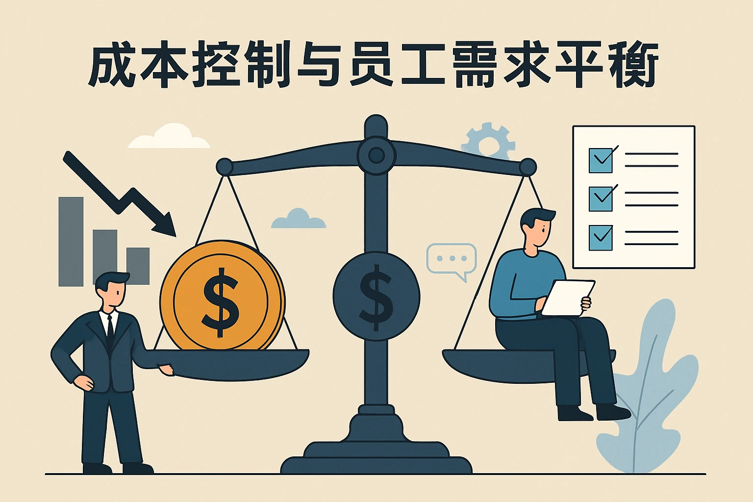 2. 成本控制与员工需求的平衡困境