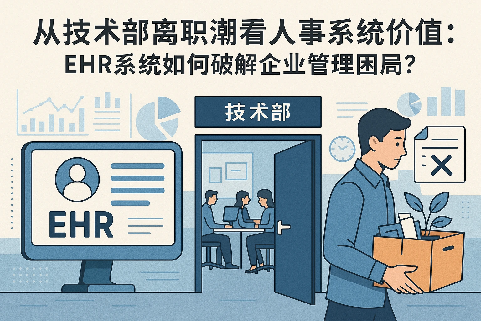 从技术部离职潮看人事系统价值：EHR系统如何破解企业管理困局？