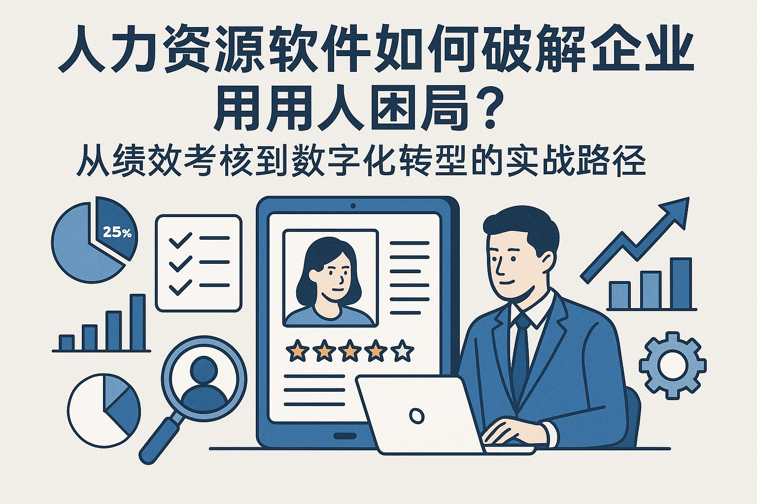 人力资源软件如何破解企业用人困局？从绩效考核到数字化转型的实战路径