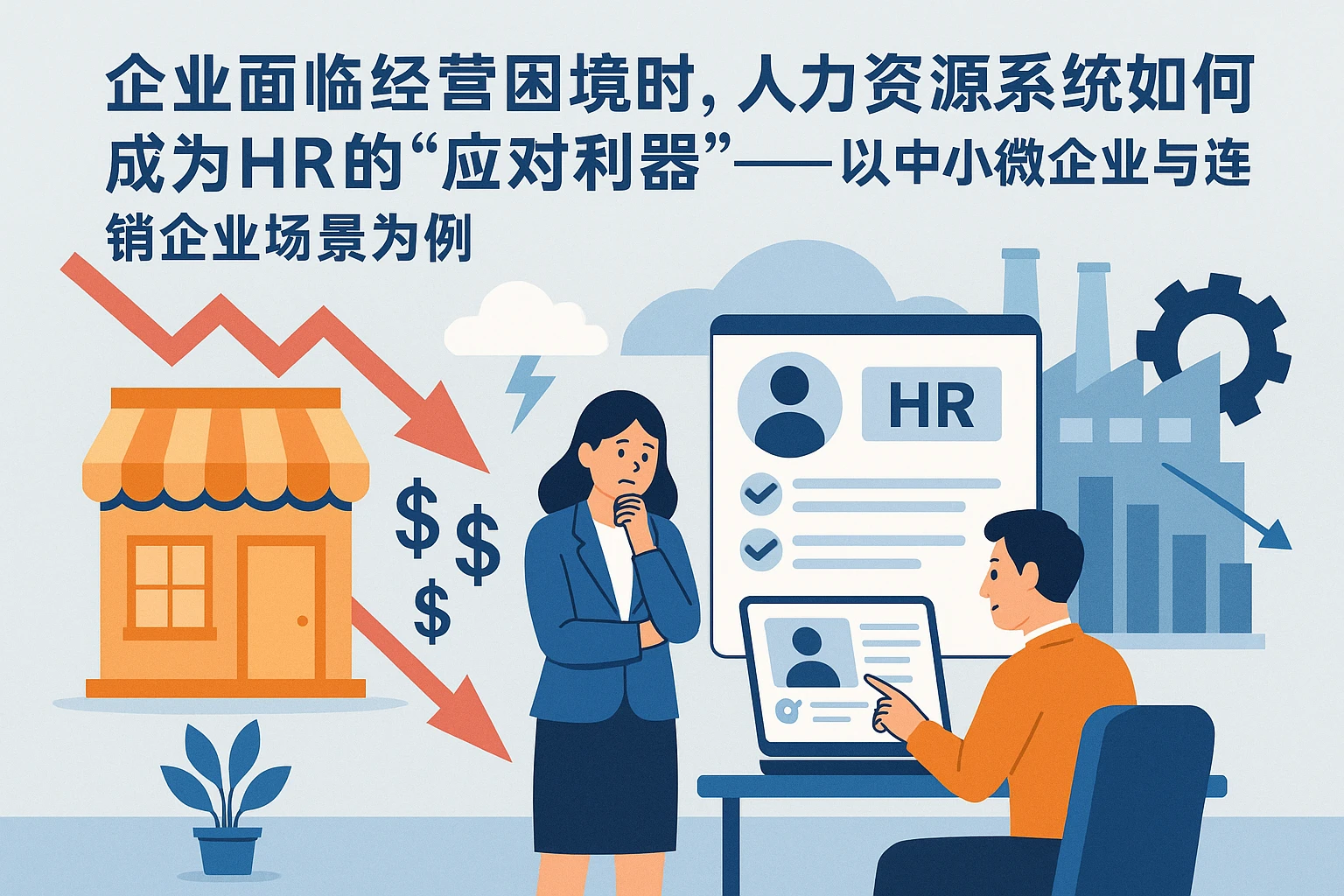 企业面临经营困境时，人力资源系统如何成为HR的“应对利器”——以中小微企业与连锁企业场景为例