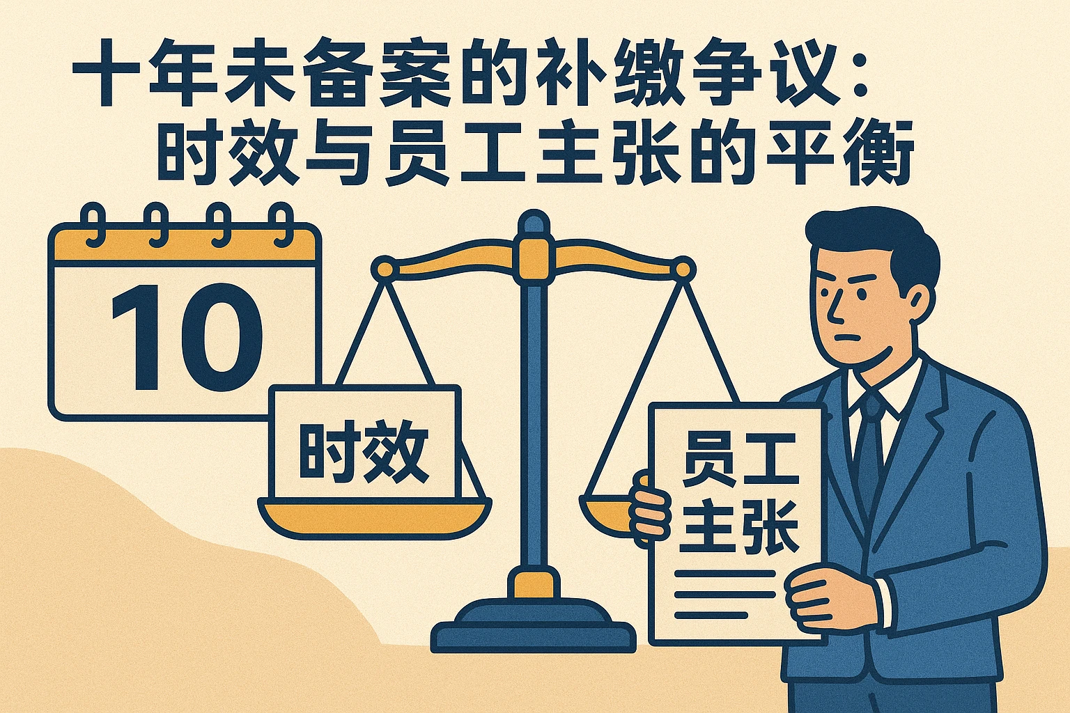 1.2 十年未备案的补缴争议：时效与员工主张的平衡