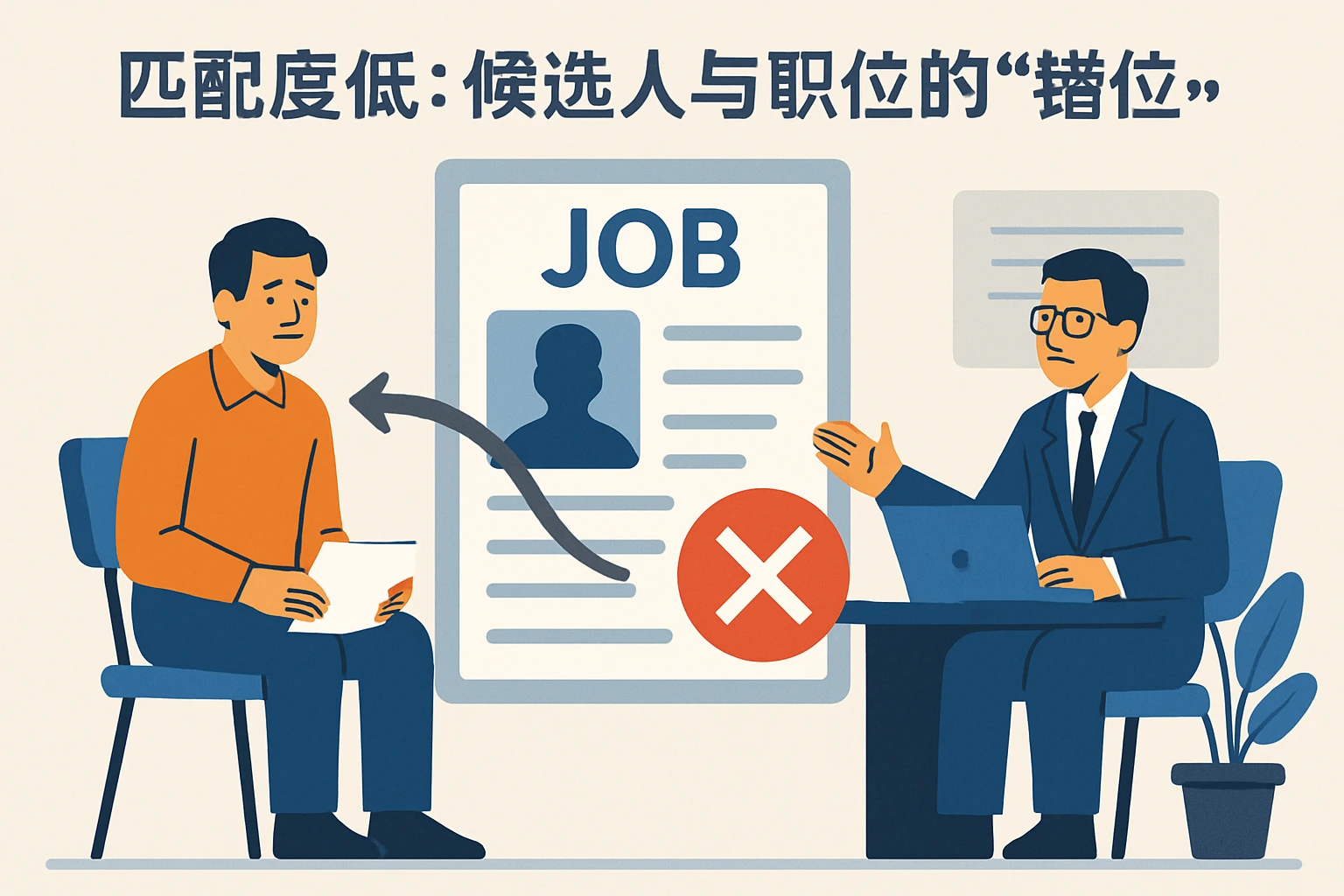 2. 匹配度低：候选人与职位的“错位”