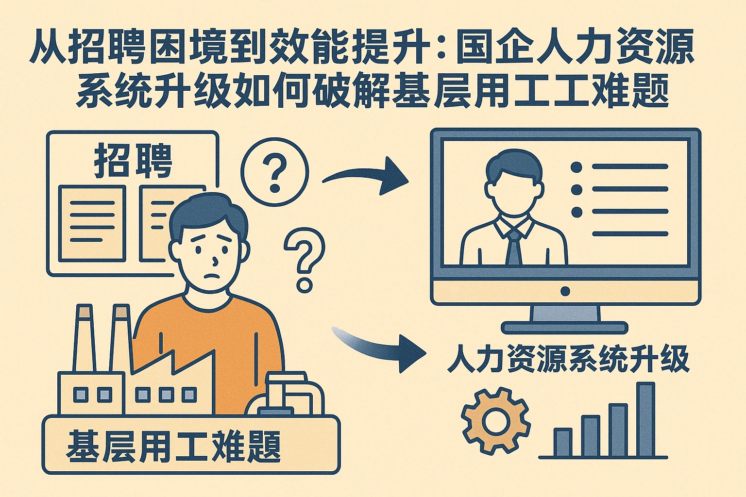从招聘困境到效能提升：国企人力资源系统升级如何破解基层用工难题