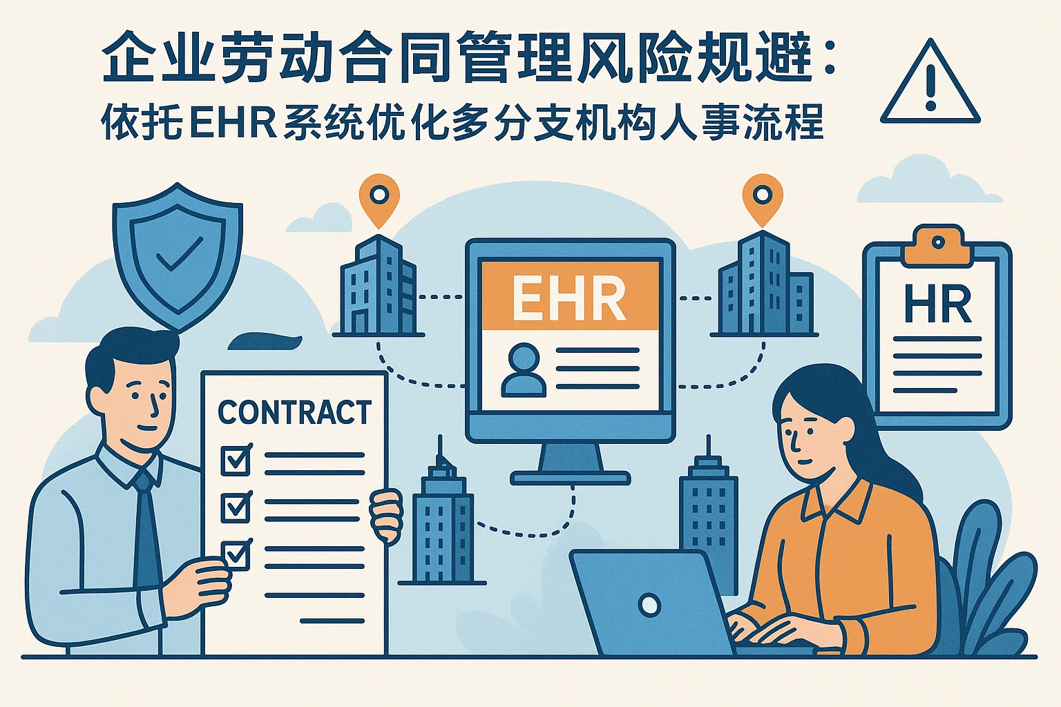 企业劳动合同管理风险规避：依托EHR系统优化多分支机构人事流程