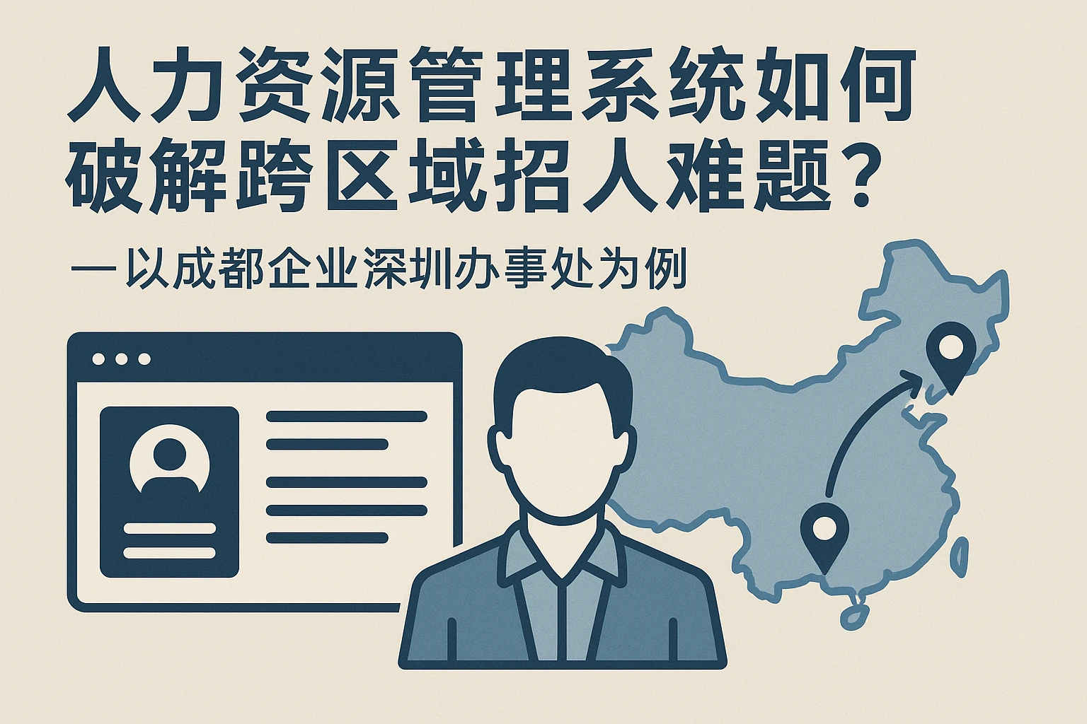 人力资源管理系统如何破解跨区域招人难题？——以成都企业深圳办事处为例