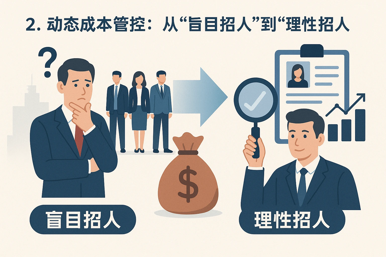 2. 动态成本管控：从“盲目招人”到“理性招人”