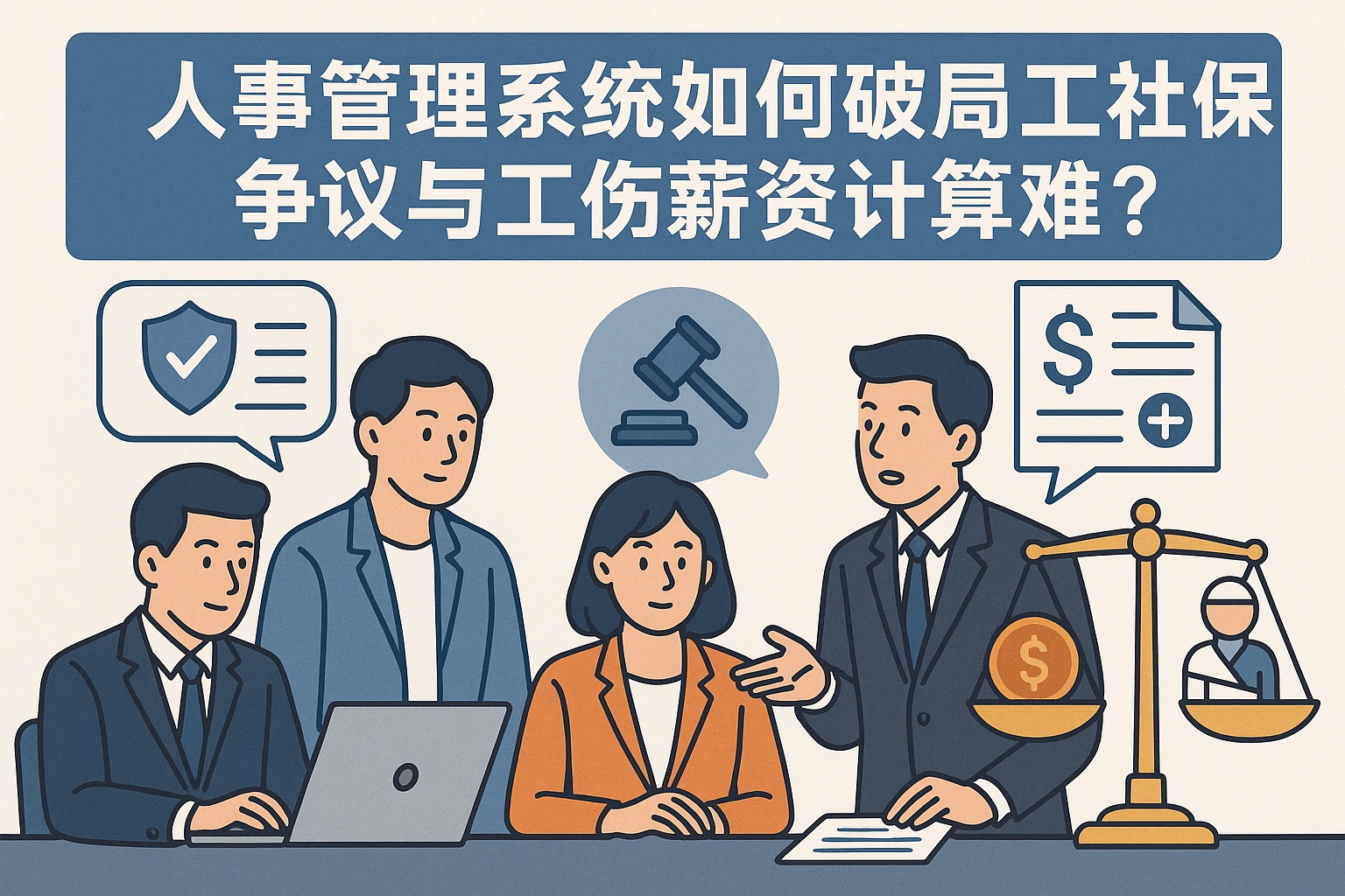 人事管理系统如何破解员工社保争议与工伤薪资计算难题？