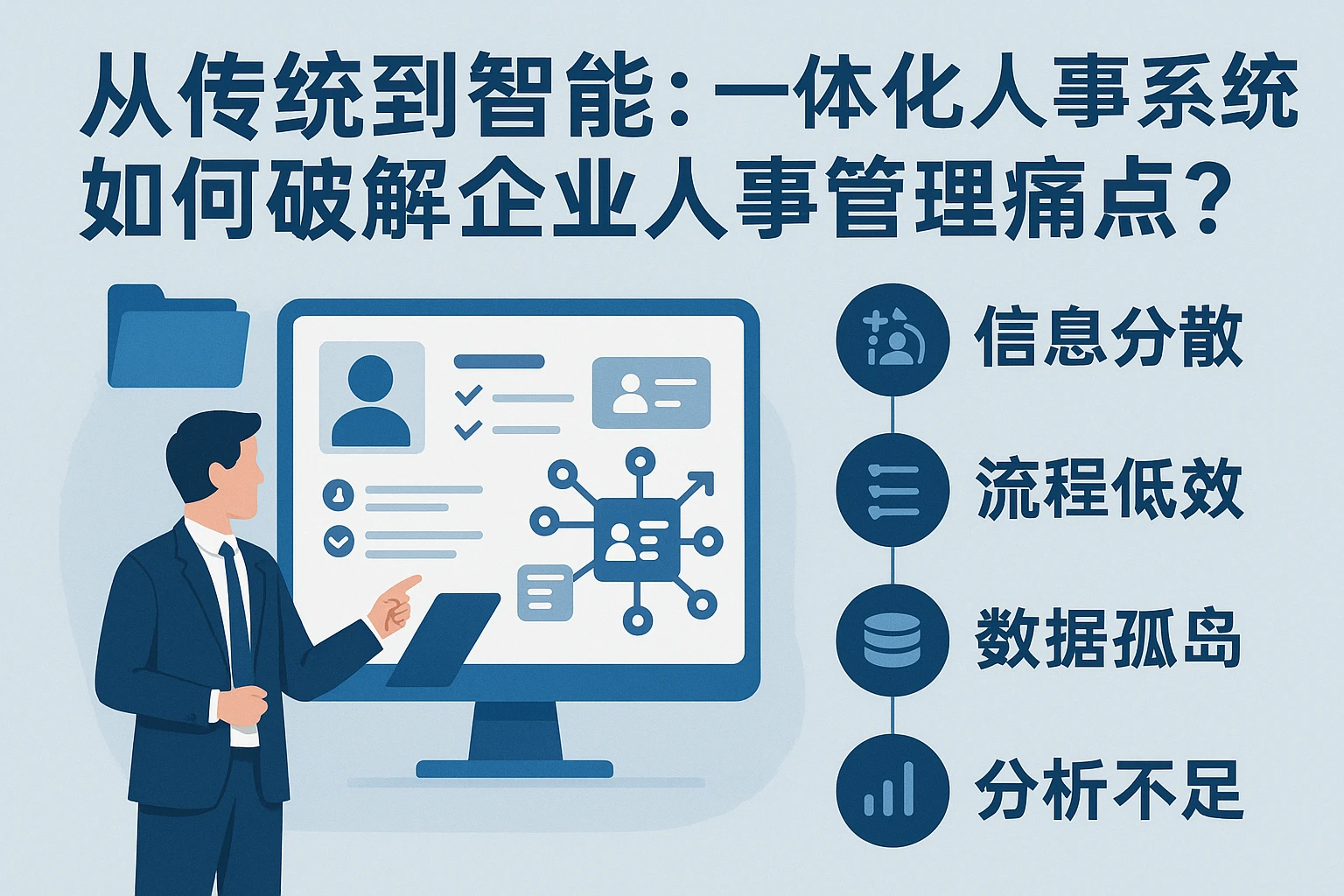 从传统到智能：一体化人事系统如何破解企业人事管理痛点？