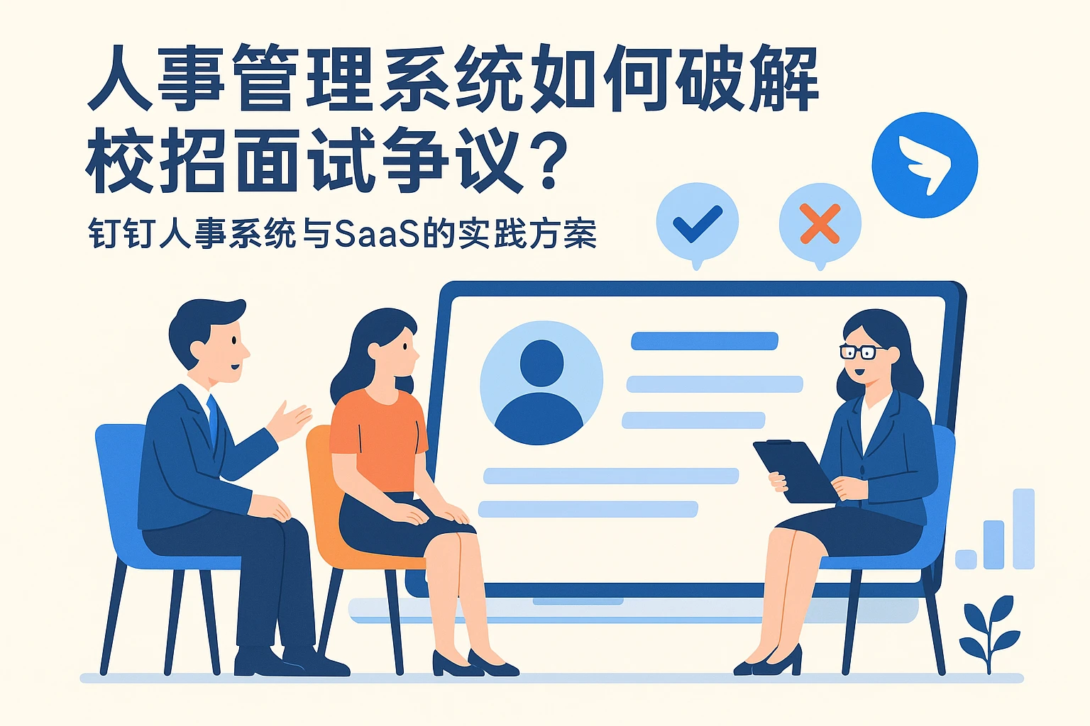 人事管理系统如何破解校招面试争议？钉钉人事系统与SaaS的实践方案