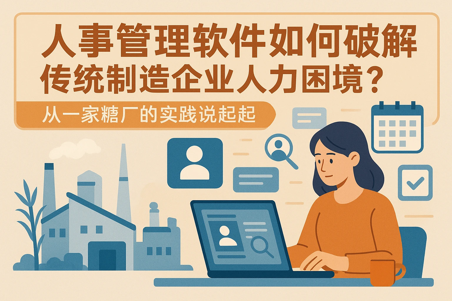 人事管理软件如何破解传统制造企业人力困境？从一家糖厂的实践说起