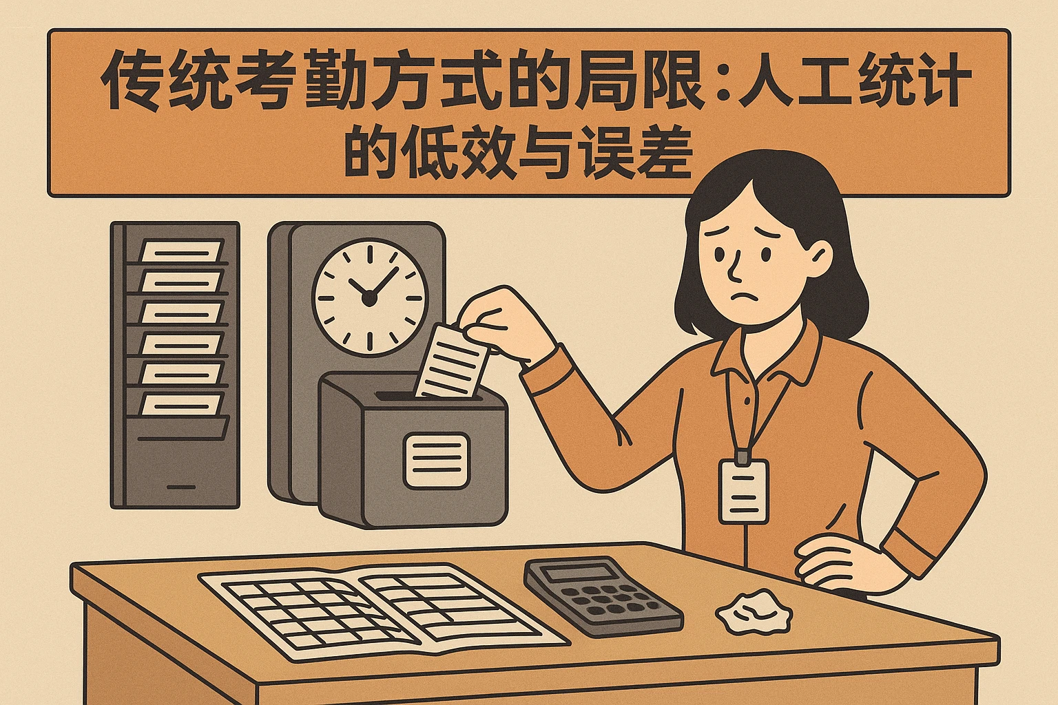 2. 传统考勤方式的局限：人工统计的低效与误差