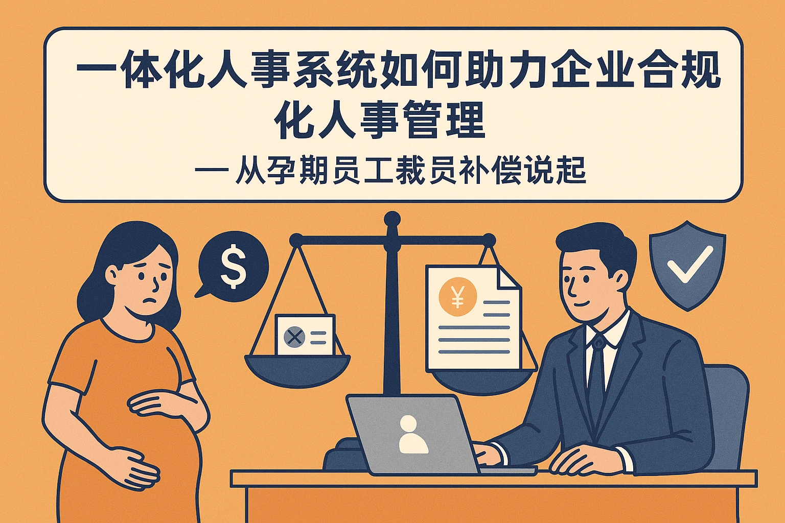 一体化人事系统如何助力企业合规化人事管理——从孕期员工裁员补偿说起