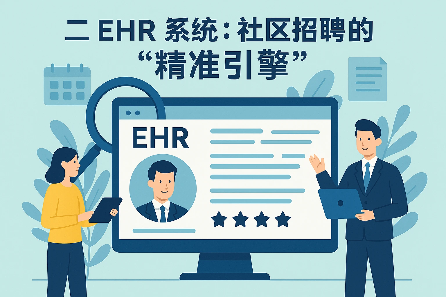 二、EHR系统：社区招聘的“精准引擎”