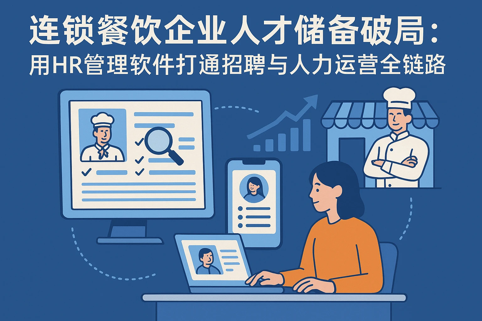 连锁餐饮企业人才储备破局：用HR管理软件打通招聘与人力运营全链路