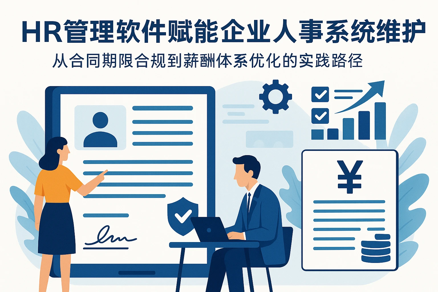 HR管理软件赋能企业人事系统维护：从合同期限合规到薪酬体系优化的实践路径