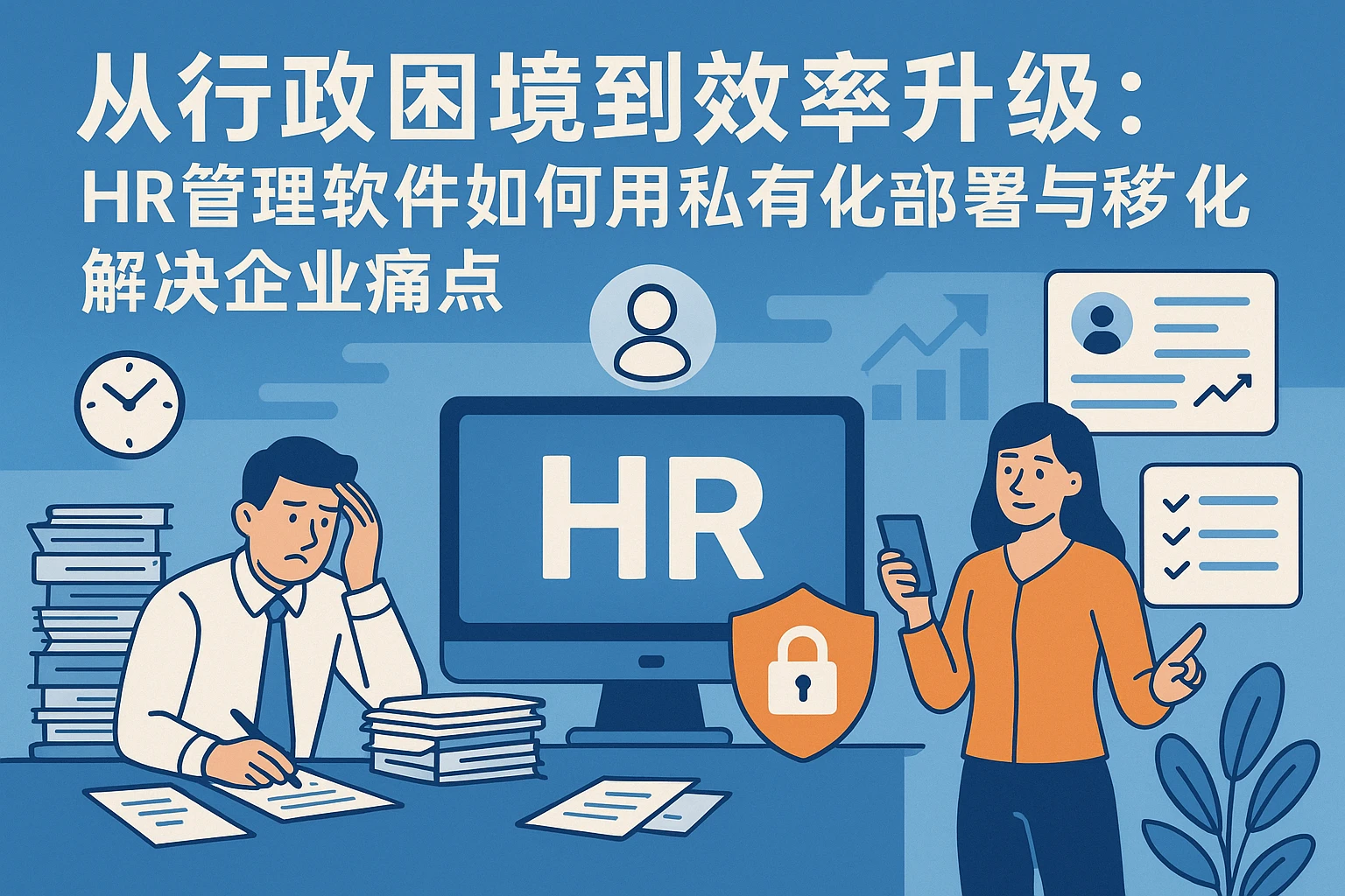 从行政困境到效率升级：HR管理软件如何用私有化部署与移动化解决企业痛点