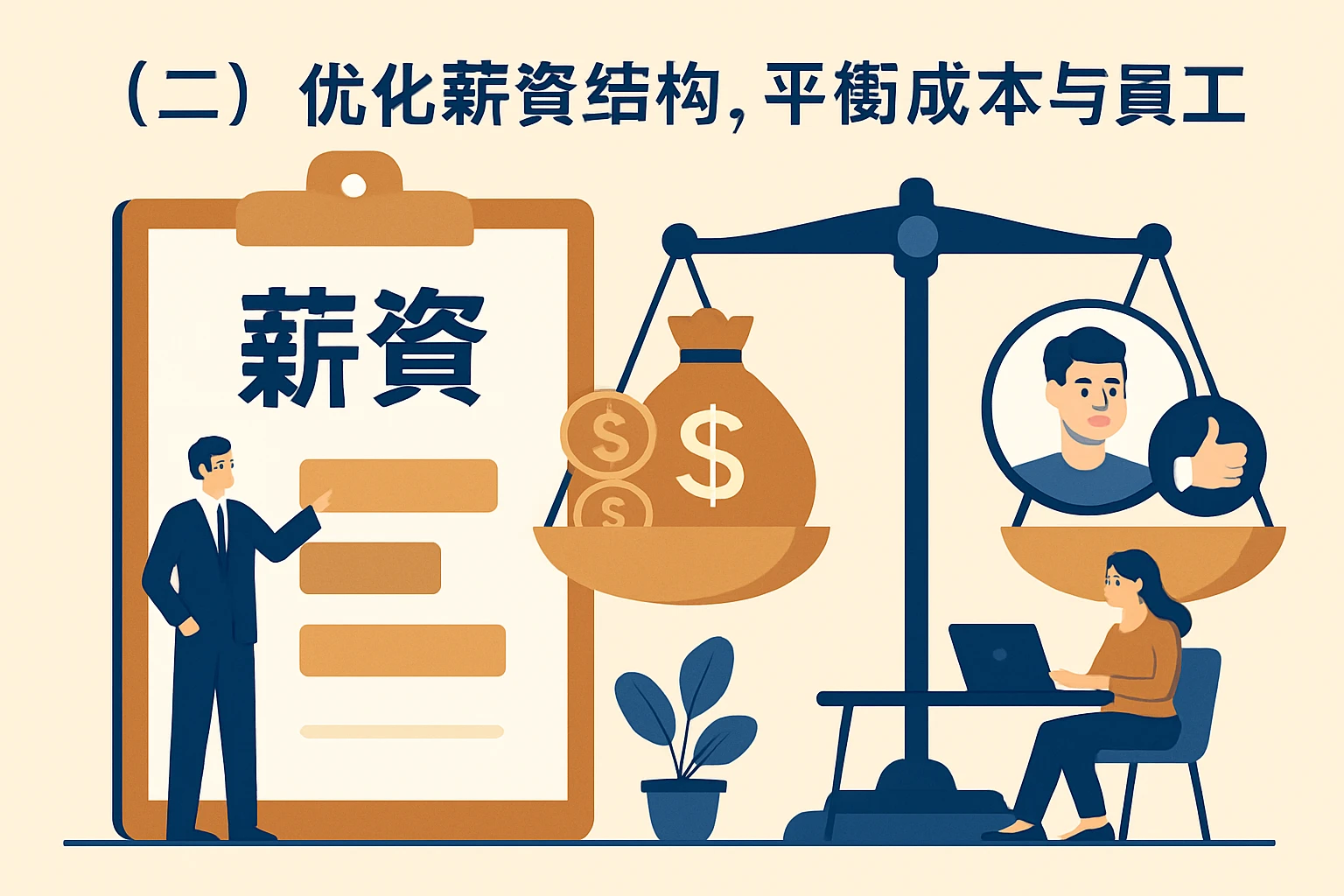 （二）优化薪资结构，平衡成本与员工满意度