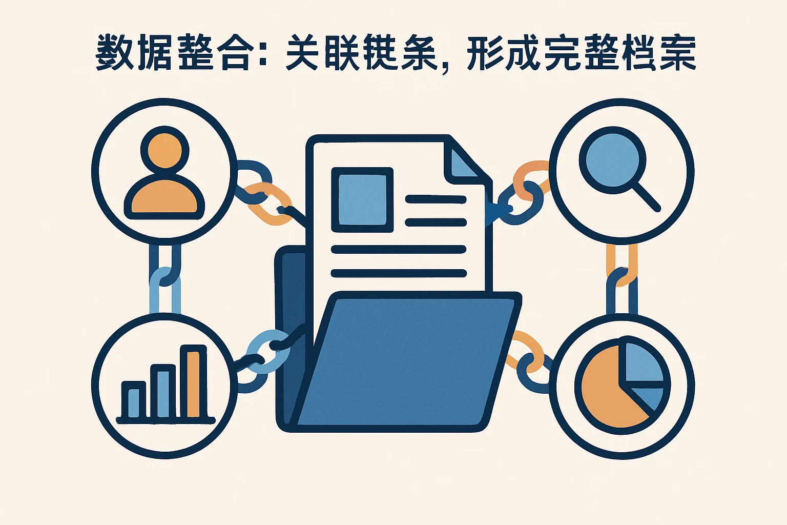 2. 数据整合：关联链条，形成完整档案