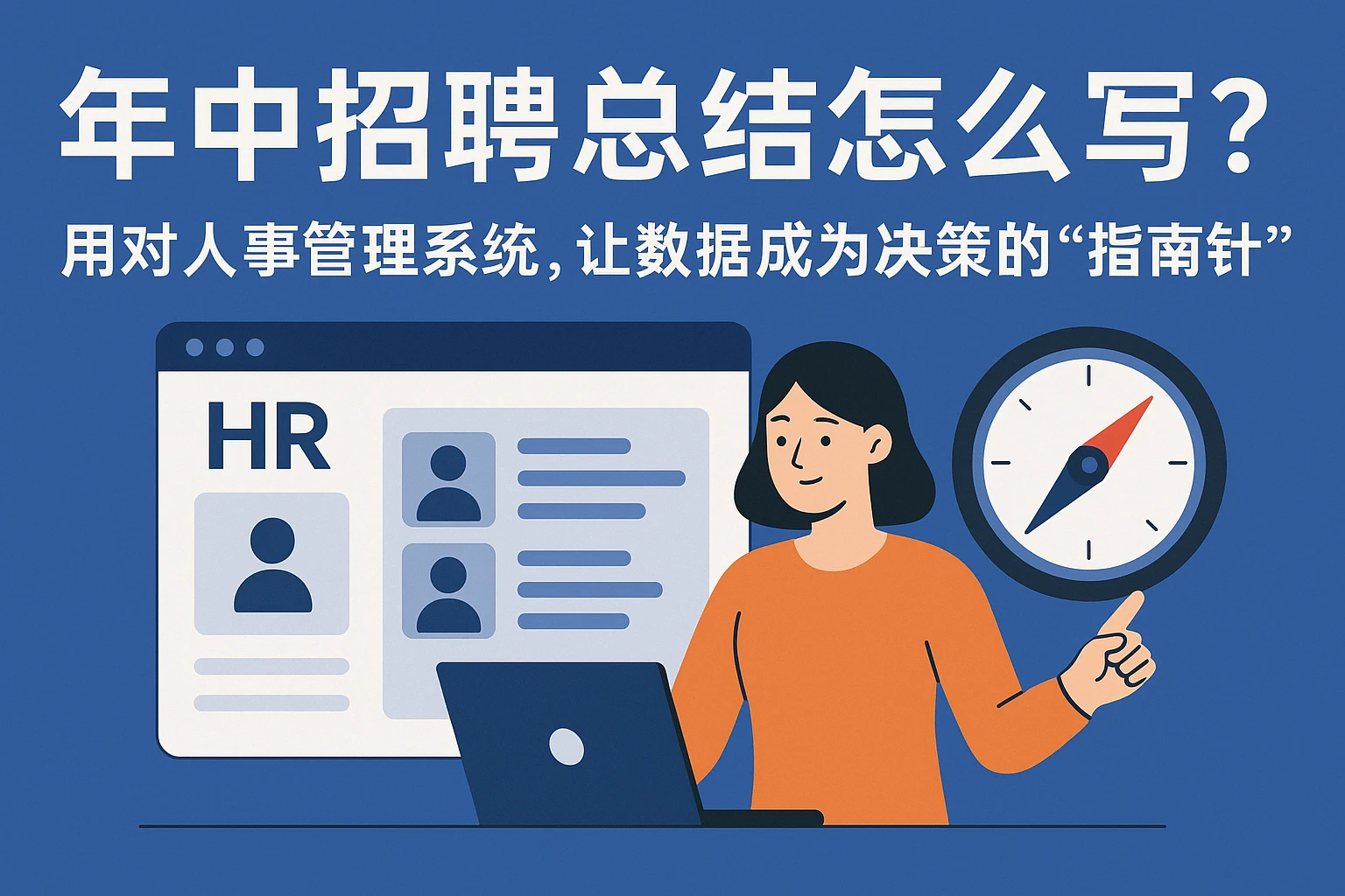 年中招聘总结怎么写？用对人事管理系统，让数据成为决策的“指南针”